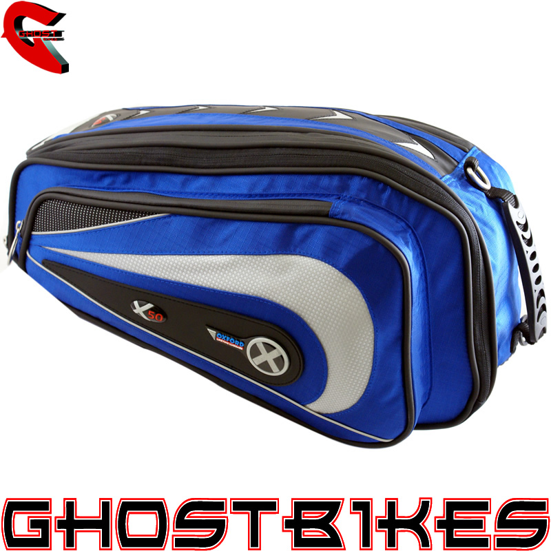 OXFORD X50 LIFETIME MOTORCYCLE PANNIERS MOTORBIKE SIDECASE SOFT LUGGAGE