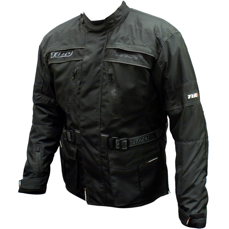TUZO DAKAR WATERPROOF MOTORCYCLE JACKET BLACK 4XL 52 Enlarged Preview