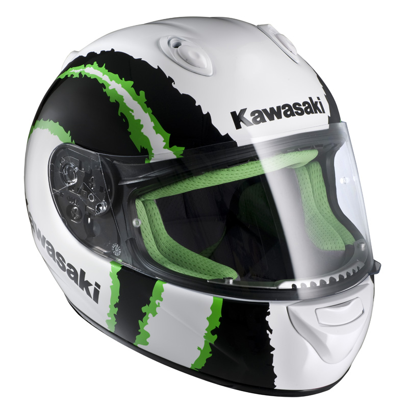HJC KAWASAKI URBAN NINJA MOTORCYCLE HELMET GREEN XL eBay
