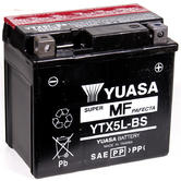 View Item Yuasa YTX5L-BS Maintenance Free Battery (DMH5L-12B)