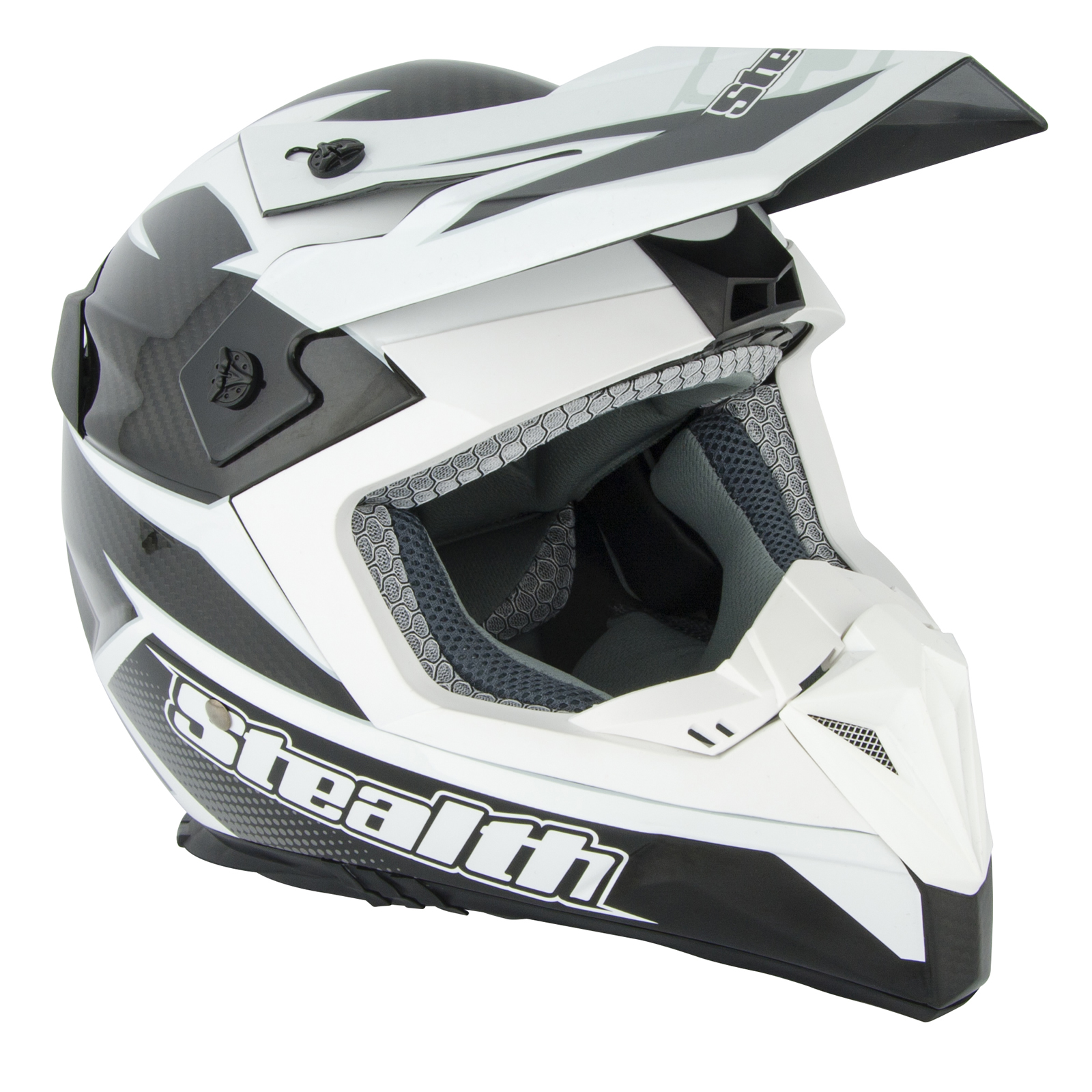 STEALTH HD210 FIBRE GP REPLICA CARBON FIBER ACU APPROVED MX MOTOCROSS