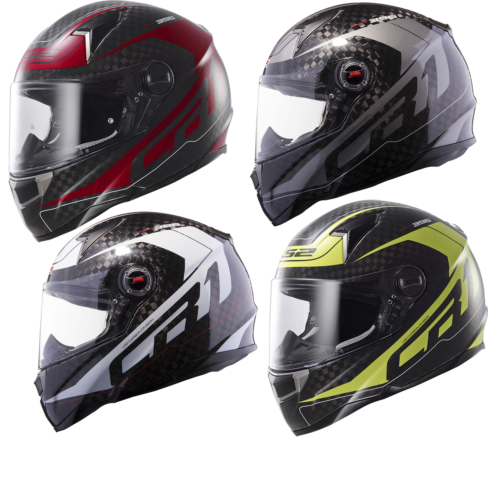 LS2 FF396.62 CR1 Diablo Full Face Motorcycle Helmet Full Face Helmets