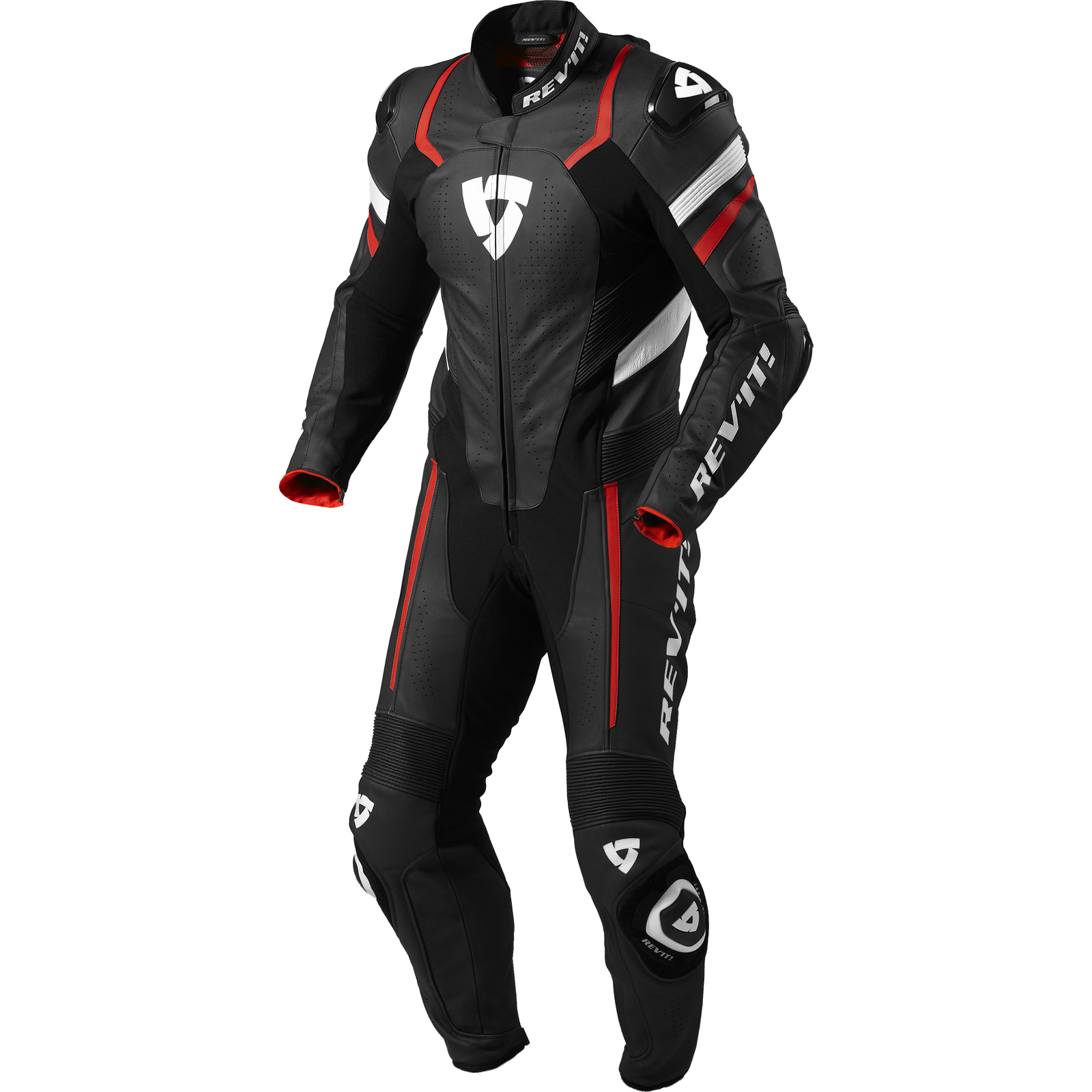 Rev It Hunter One Piece Motorcycle Suit Leather CE Armour Race Crash Adjustable eBay