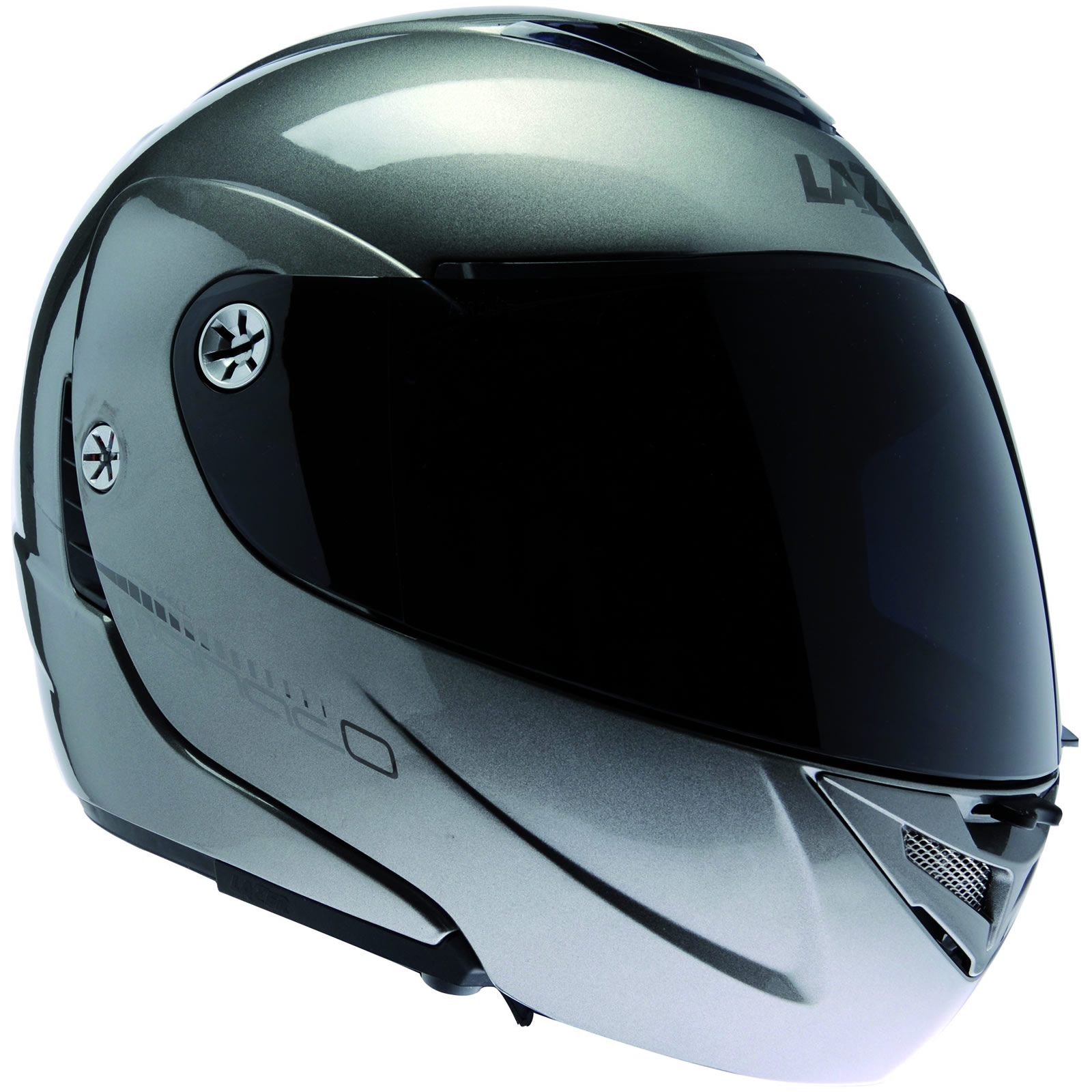Lazer Monaco Pure Glass Titanium Bluetooth Motorcycle Helmet