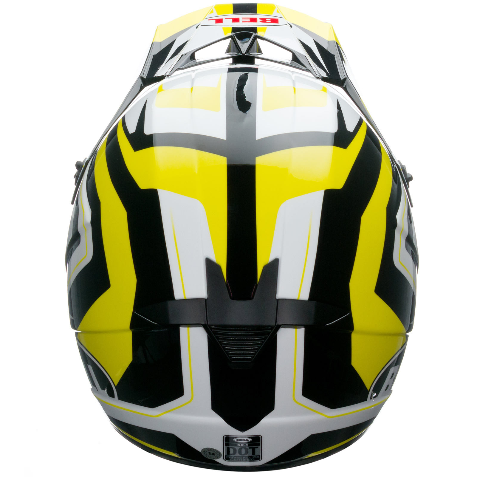 Bell SX1 Storm Yellow Motocross Helmet MX Cross MotoX Quad Racing
