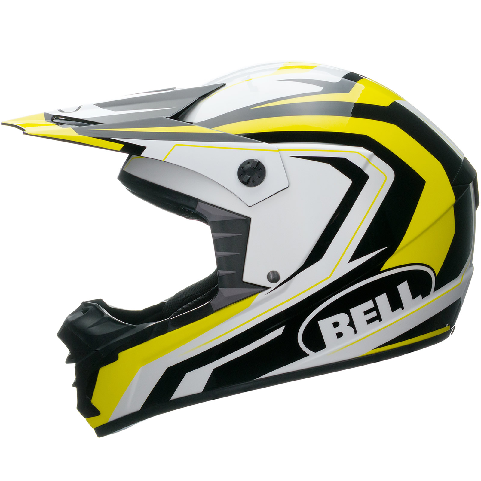 Bell SX1 Storm Yellow Motocross Helmet MX Cross MotoX Quad Racing