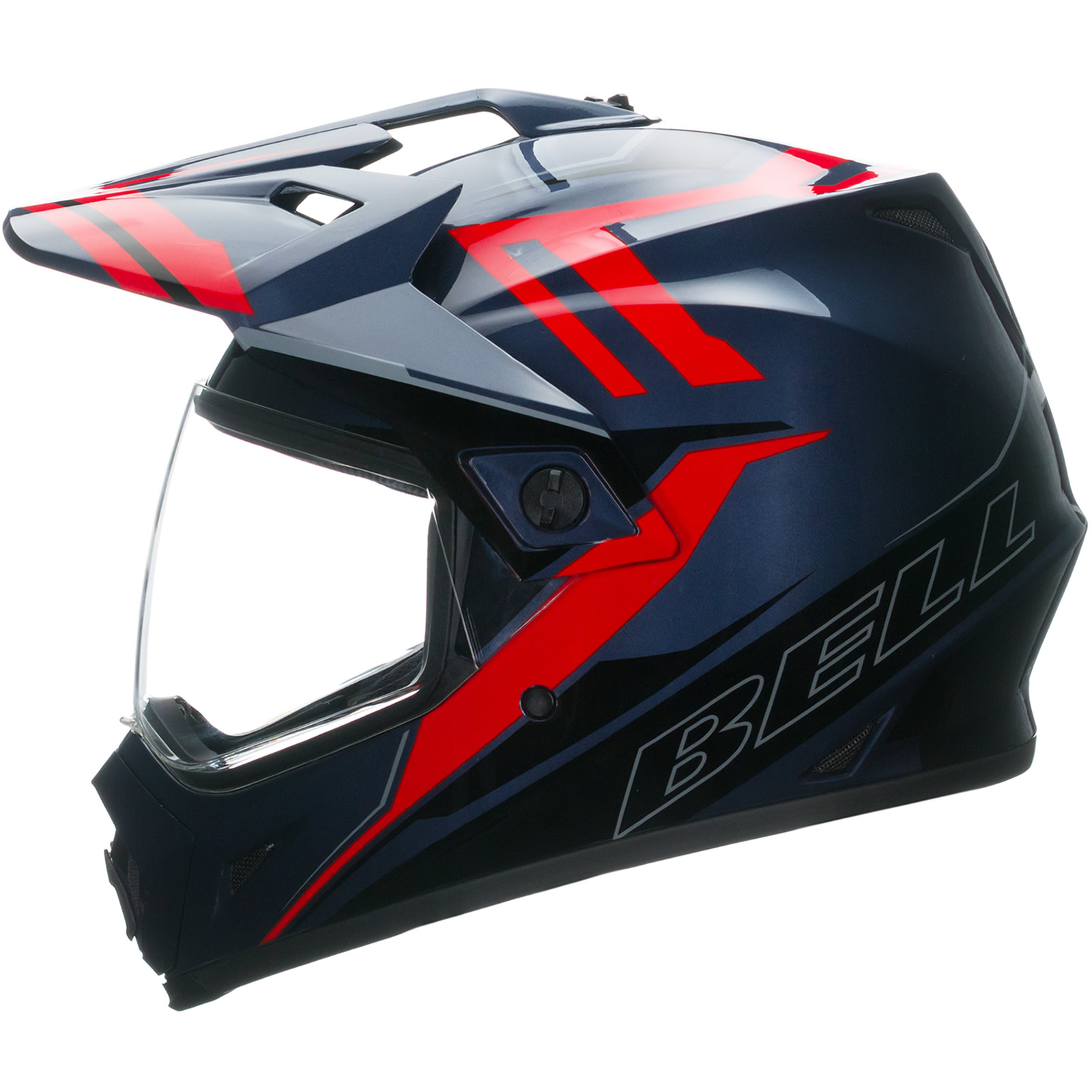 Bell MX9 Adventure Barricade Red Motocross Helmet Quad MotoX Cross MX