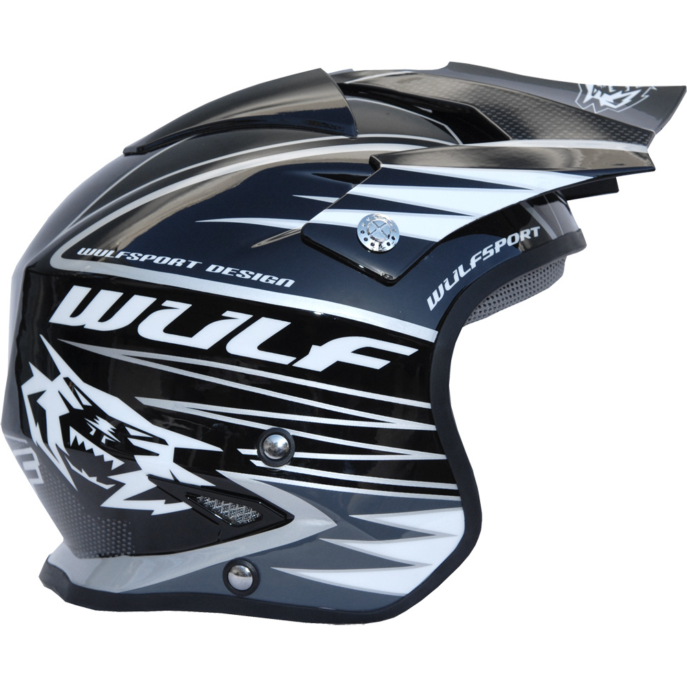 Wulfsport Tri Action Trials Helmet Motocross Crash Off Road Enduro Mx