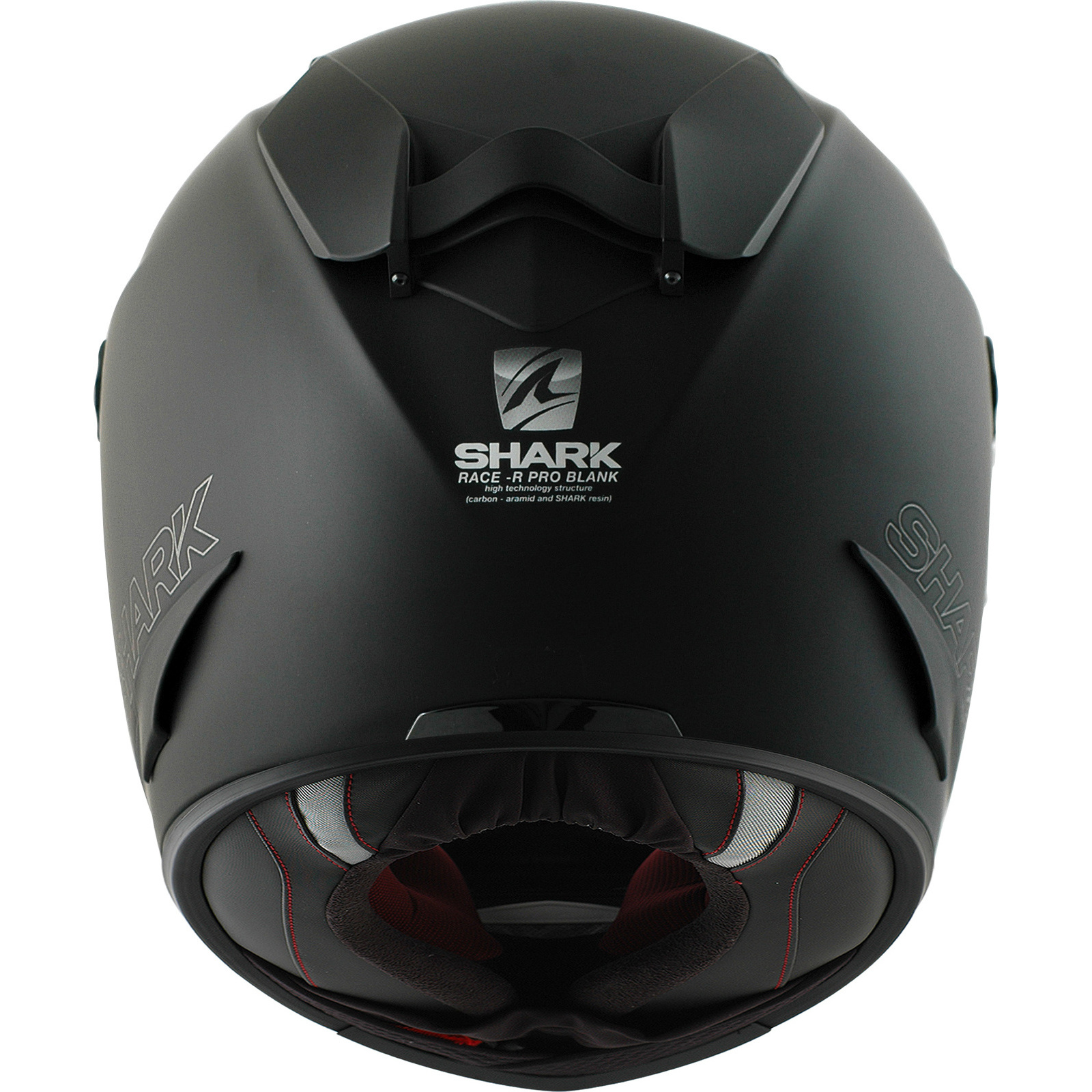 Shark RaceR Pro Blank Full Face Carbon Fibre Sharp Motorbike