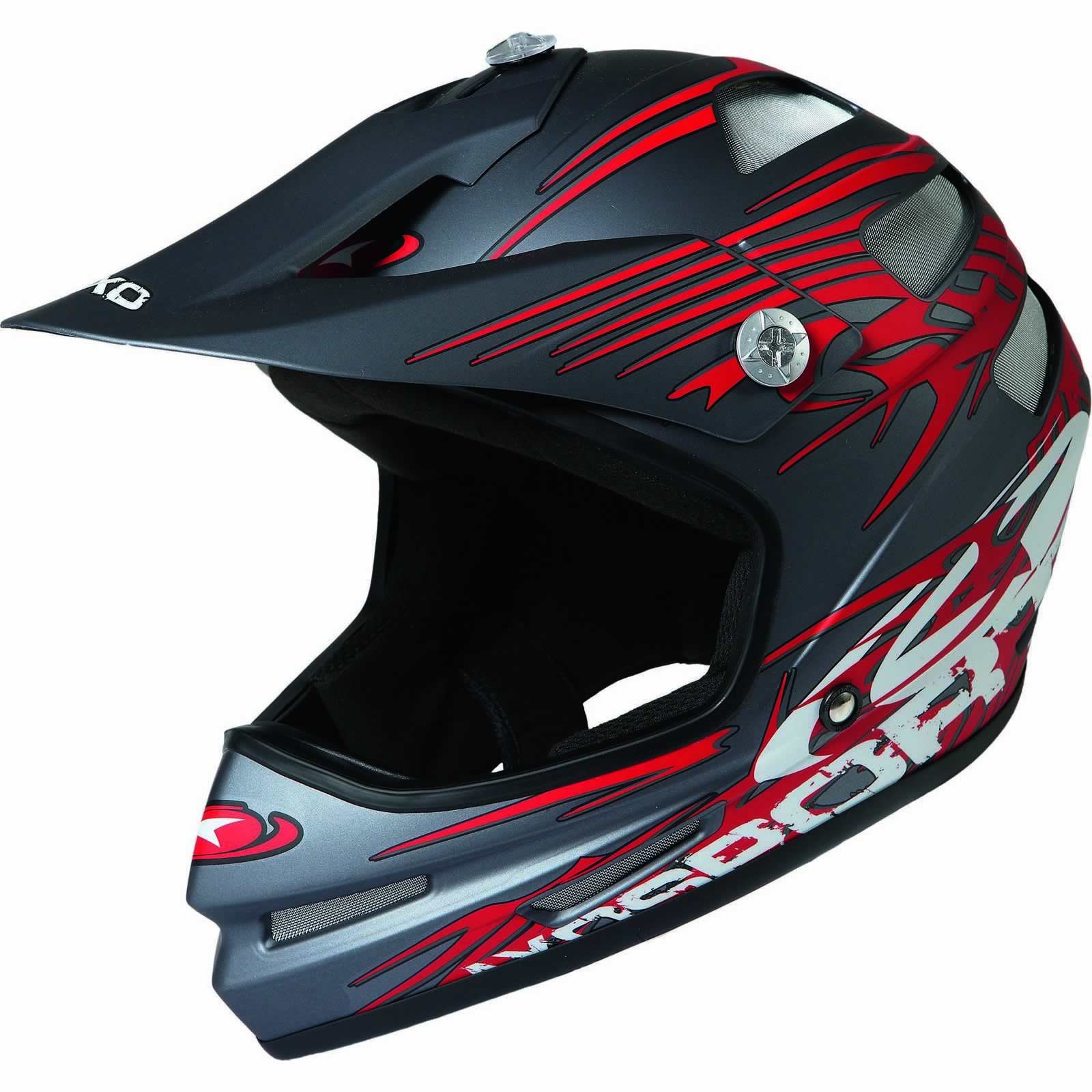 Axo Cannibal Grey Red Cycle Helmet Bicycle BMX Skating MTB Off Road
