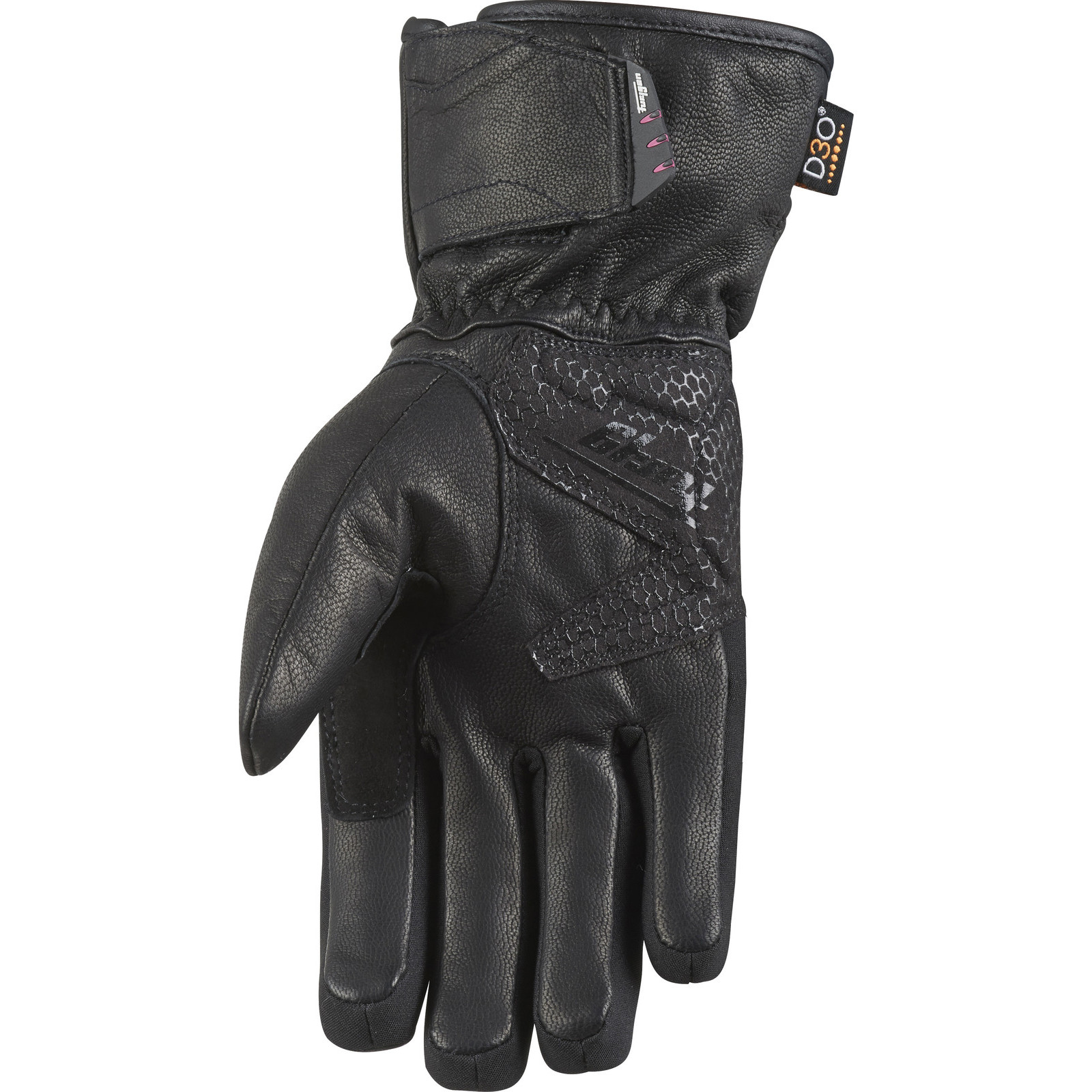 Furygan Land Lady D3O Evo Motorcycle Gloves Womens WP Leather Ladies Thinsulate