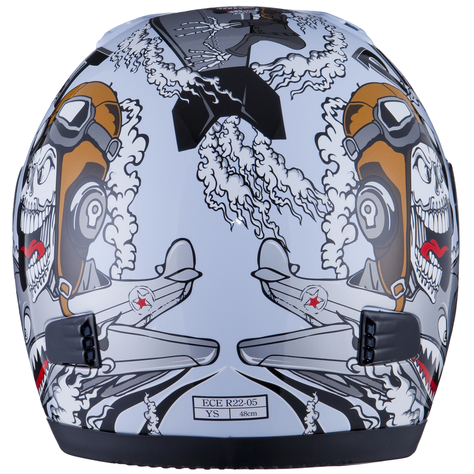 THH TS31Y 7 Pilot Full Face Motorcycle Kids Helmet and Visor Junior