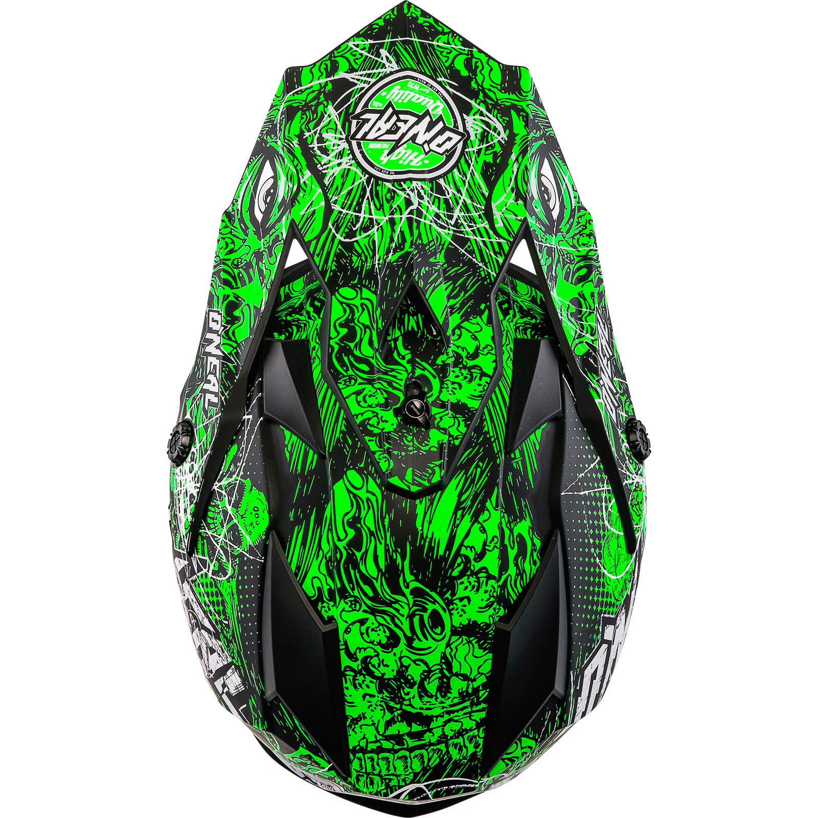 Oneal 7 Series EVO Menace Neon Green Motocross Helmet Sport Race MX