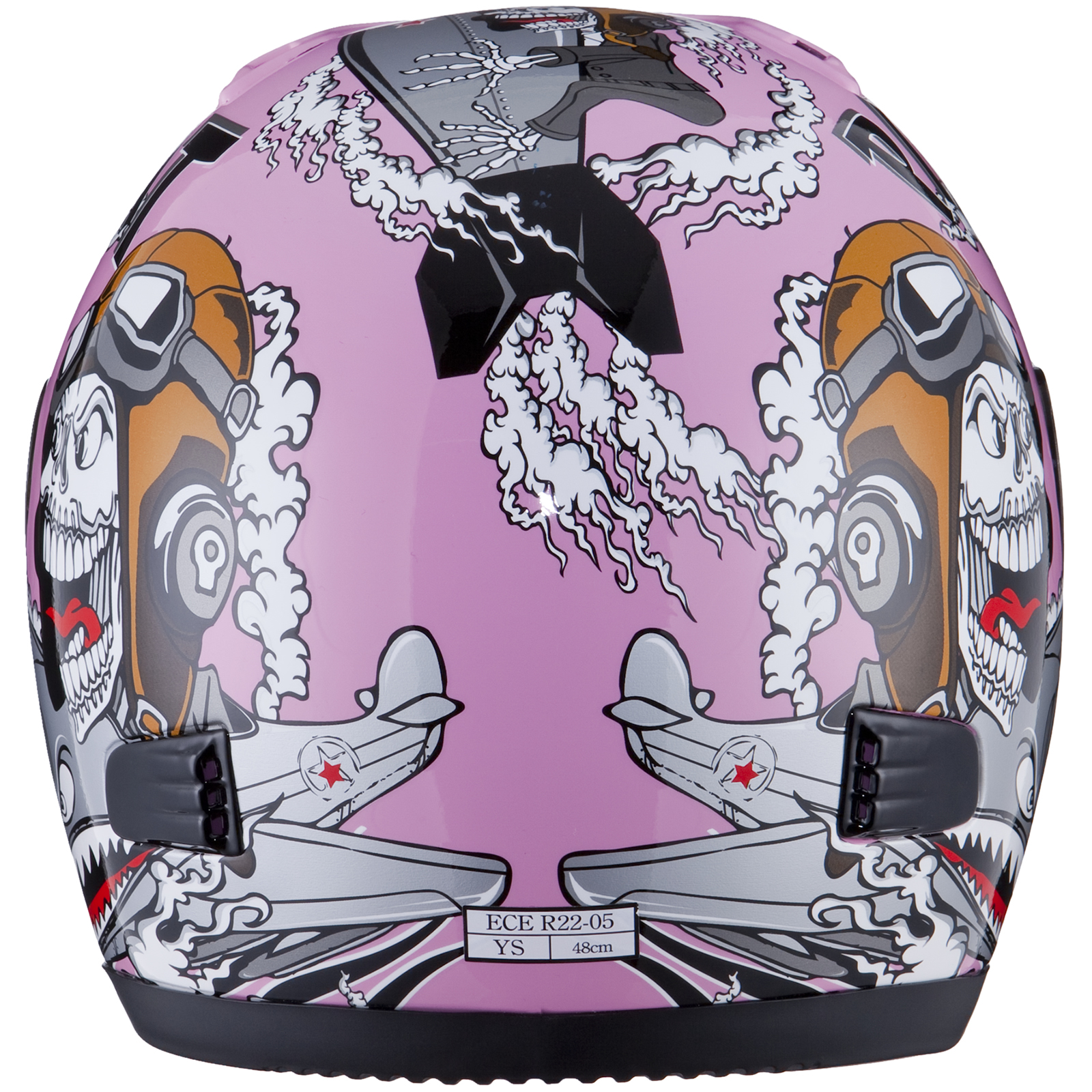 THH TS31Y 7 Pilot Full Face Motorcycle Kids Helmet and Visor Junior