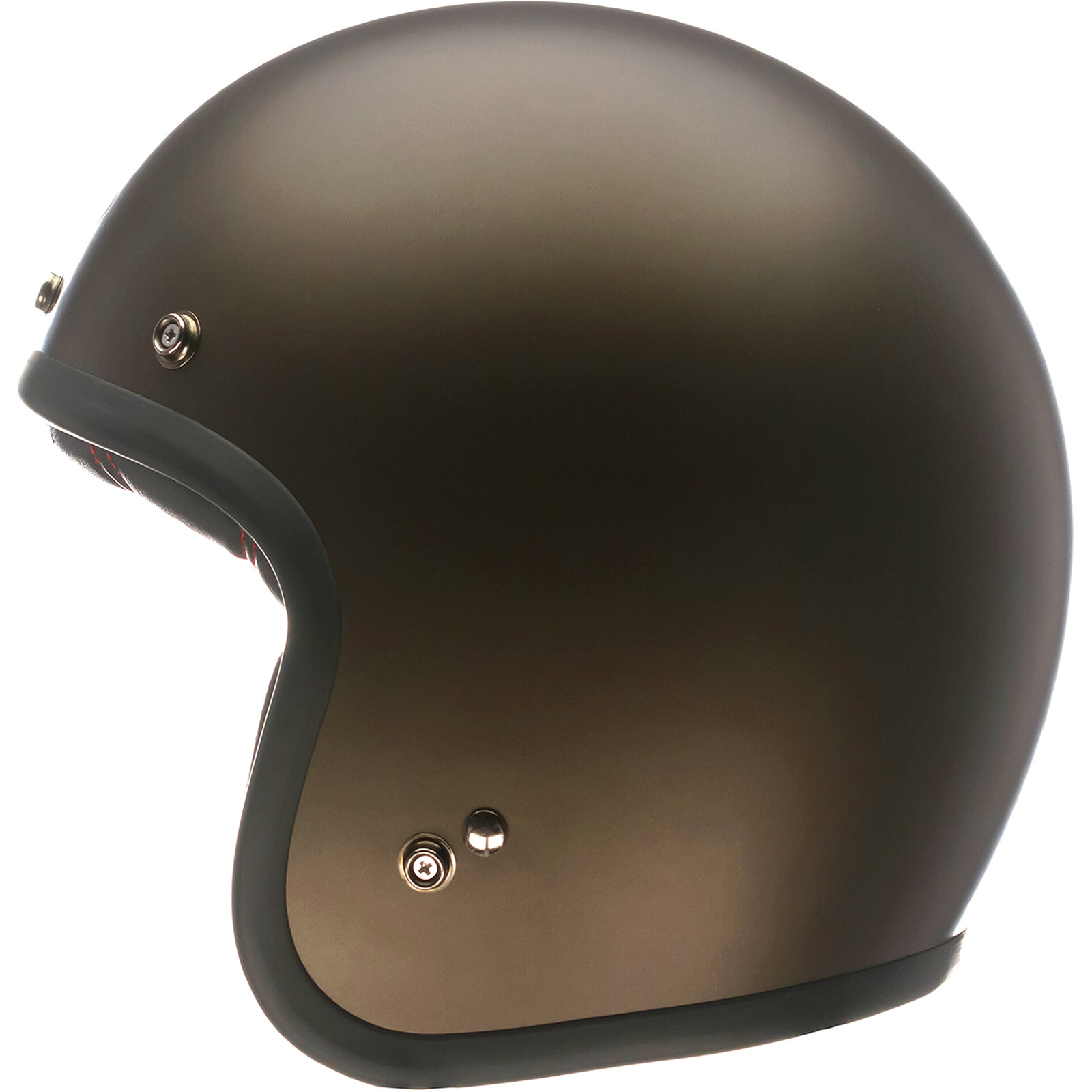 Bell Custom 500 Brown Open Face Motorcycle Helmet & Flip Visor Scooter Vintage eBay