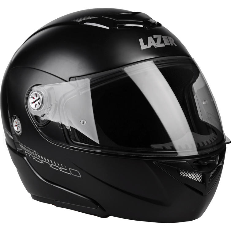 Lazer Monaco Pure Glass Flip Front Motorcycle Helmet & Visor Flip Up Front Helmets