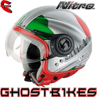 View Item Nitro X548-AV Italy Open Face Helmet
