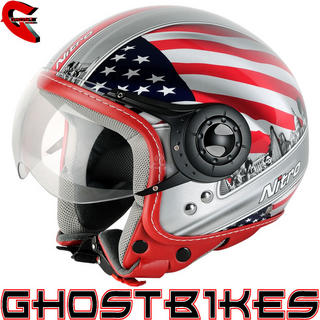 View Item Nitro X548-AV USA Open Face Helmet