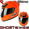 View Item Nitro N250-VX Plain Motorcycle Crash Helmet