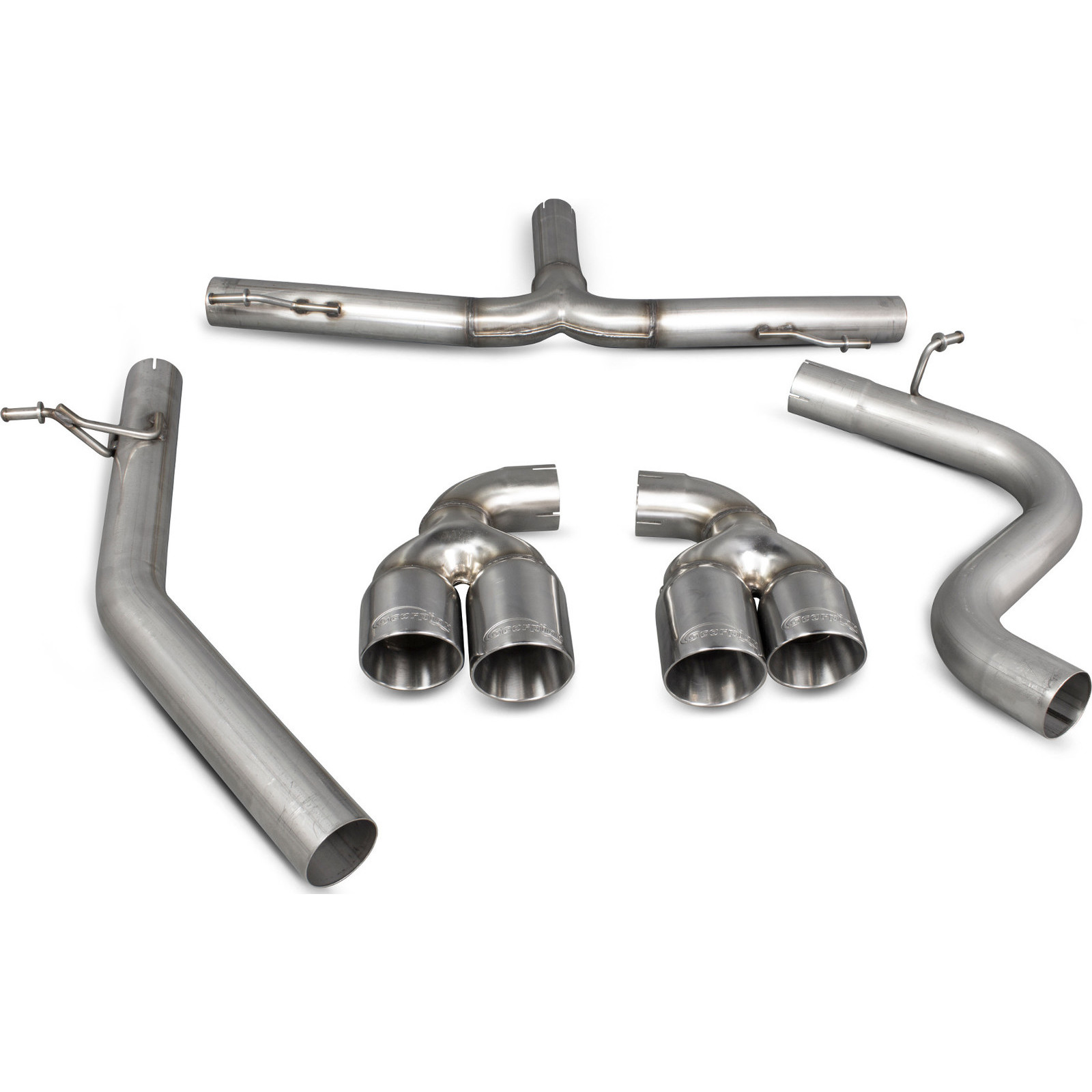 Scorpion Car Exhaust Cat Back System Quad Daytona Audi Tt Mk Tdi