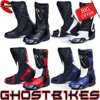 Black Zero Waterproof Motorcycle Boots