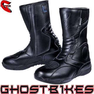 Black Stealth Evo Motorcycle Boots
