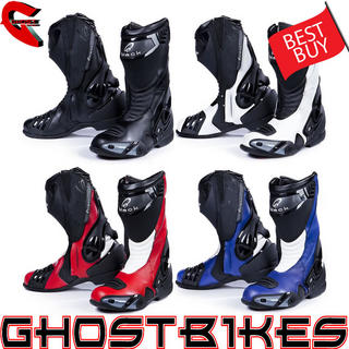 Black Venom Motorcycle Boots