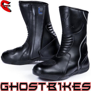 Black Hydra-Tech Motorcycle Boots