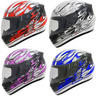 View Item MT Revenge In Flames Motorcycle Helmet
