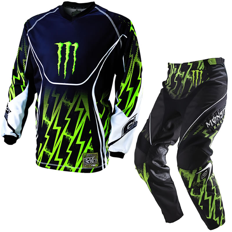 ONEAL 2011 MAYHEM RICKY DIETRICH MONSTER ENERGY MX ENDURO MOTOCROSS COMBO KIT - Picture 5 of 5