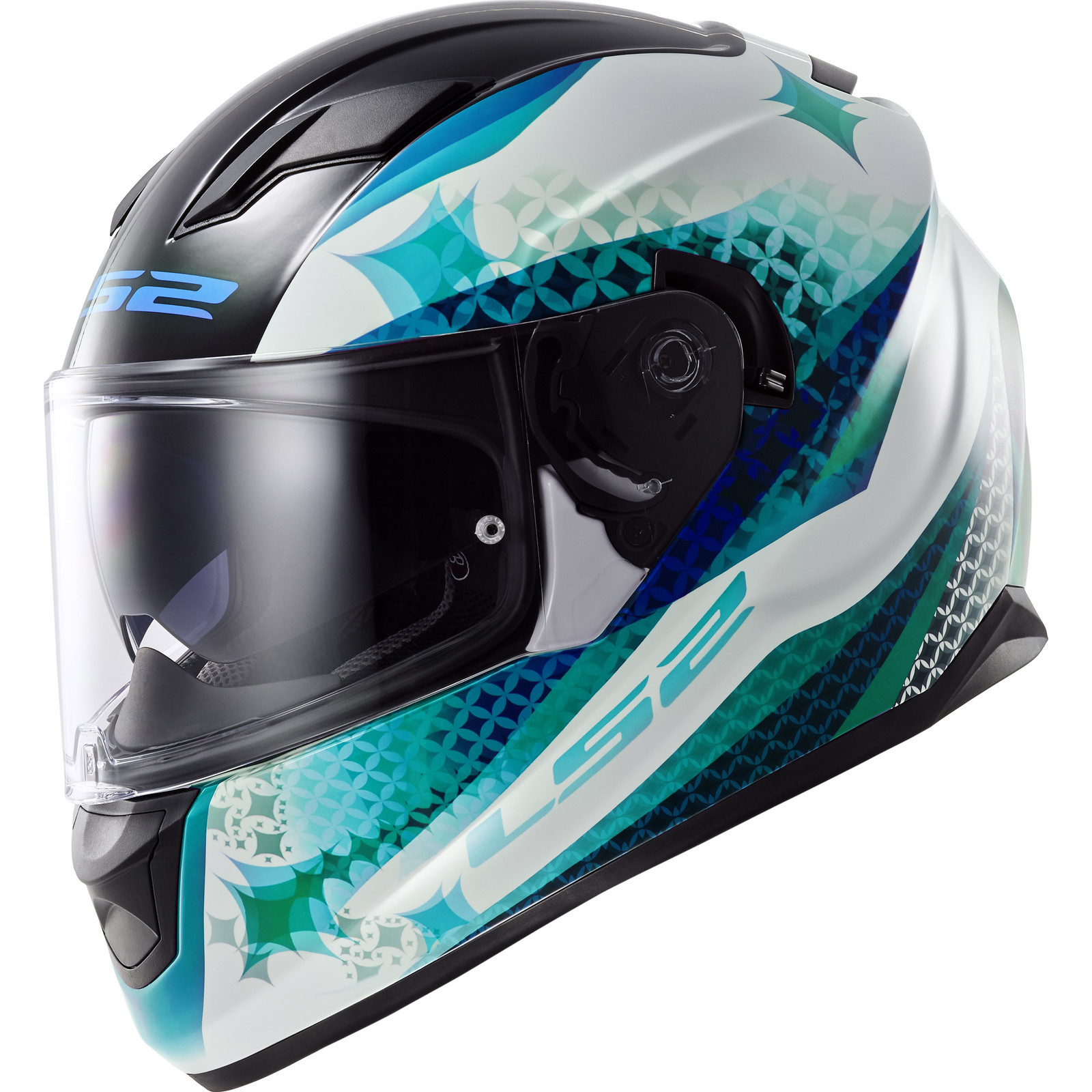 LS2 FF320 Stream Motorcycle Helmet Solid Omega Lunar Lux Stinger Bang