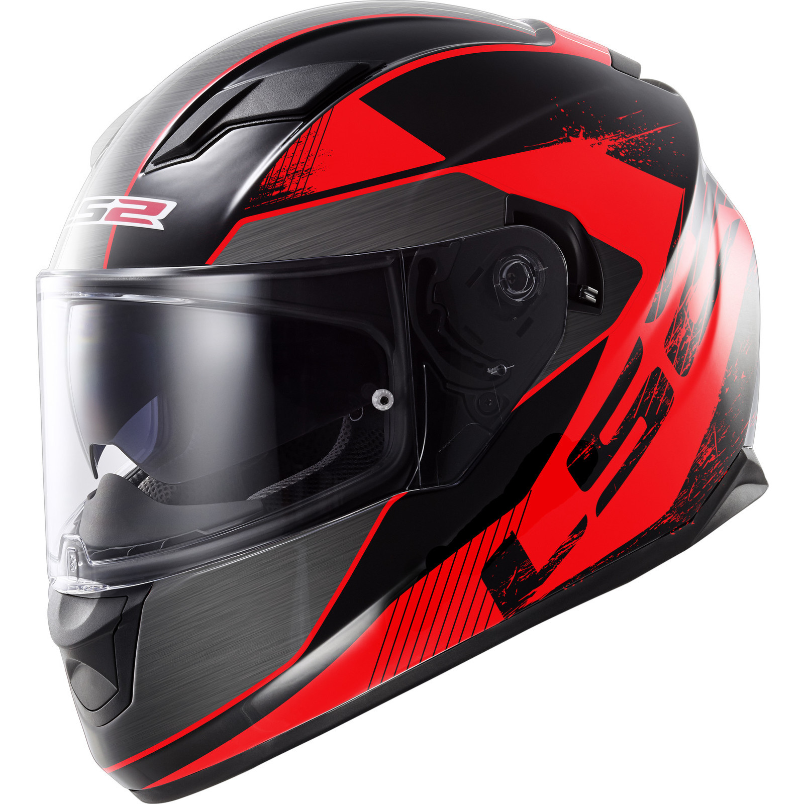 LS2 FF320 Stream Motorcycle Helmet Solid Omega Lunar Lux Stinger Bang ...