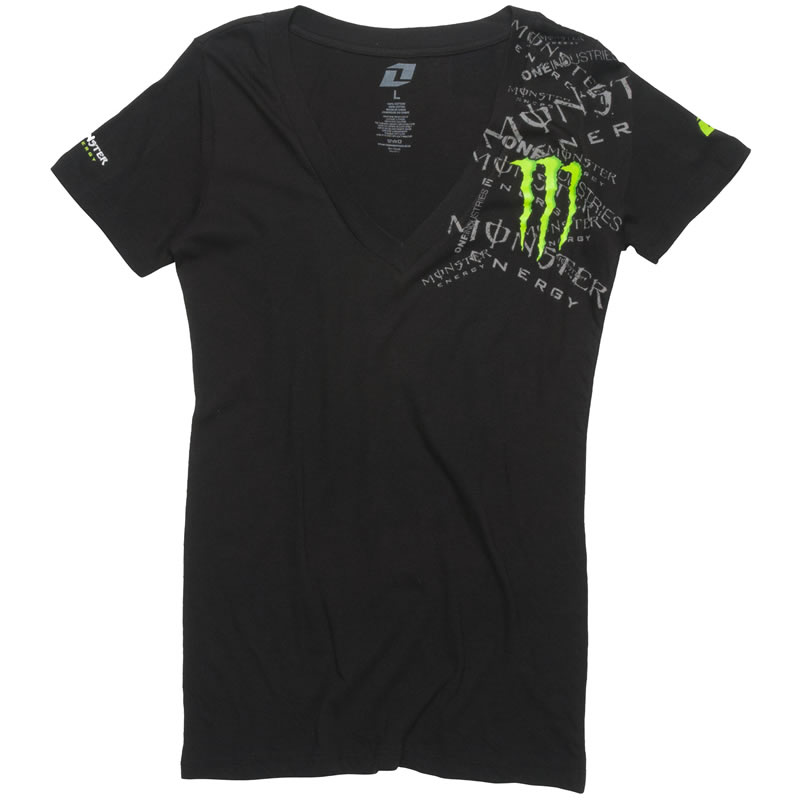 One Industries Official Monster Energy Womens Bragg Tee Ladies Girls T