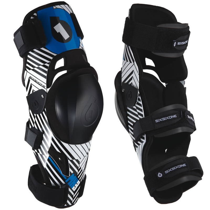 SIXSIXONE 661 MX3 ALUMINIUM MOTOCROSS MX ENDURO KNEE BRACE SUPPORT GUARD PAIR eBay