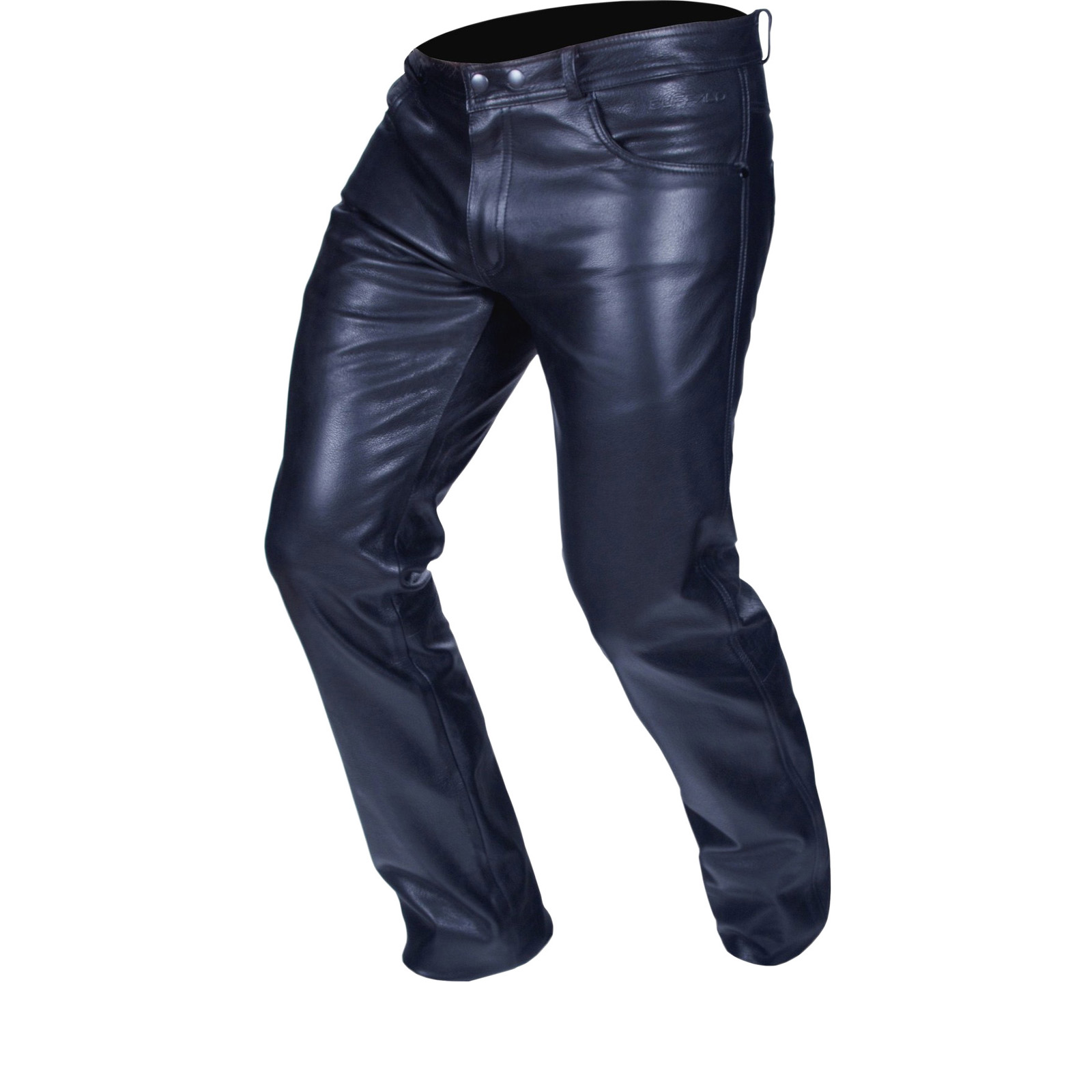 Buffalo Classic Leather Motorcycle Jeans Leather Trousers