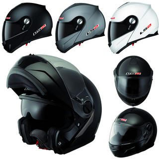 LS2 FF386 Ride Flip Front Motorcycle Helmet