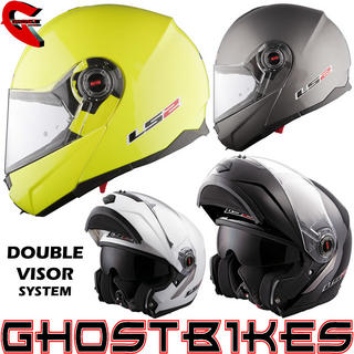 View Item LS2 FF386 Ride Flip Front Motorcycle Helmet