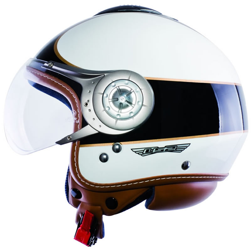 LS2 OF536 CRUISER OPEN FACE DEMI JET MOTORBIKE MOTORCYCLE SCOOTER CRASH HELMET eBay