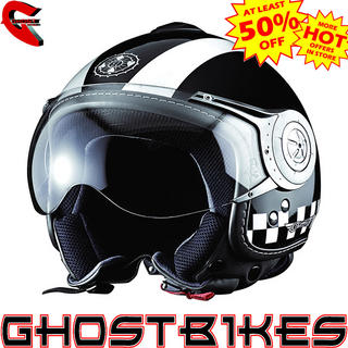 LS2 OF536 Last Lap Open Face Motorcycle Helmet
