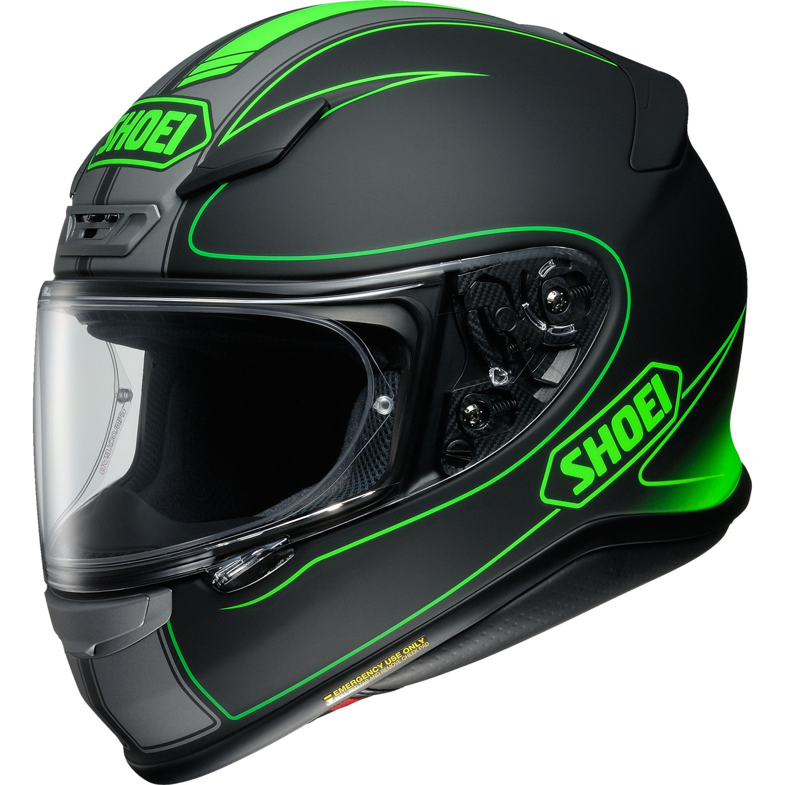 Shoei NXR Flagger Motorbike Motorcycle Full Face Helmet Crash Bike