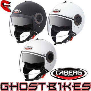 View Item Caberg Riviera V2+ Plain Demi Jet Motorcycle Helmet