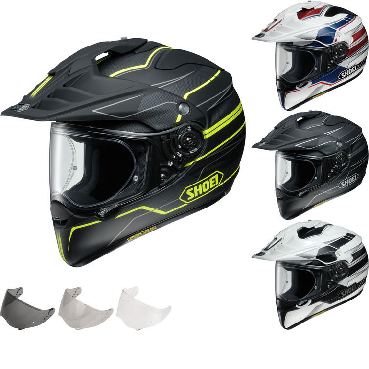 shoei dual visor helmet