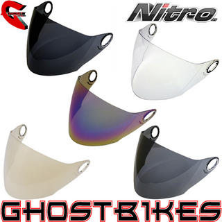Nitro Mix Tape Open Face Tinted Visor