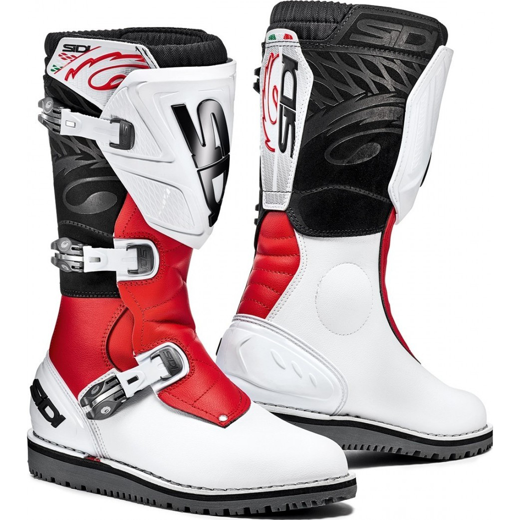 motorcycle boots with raised sole