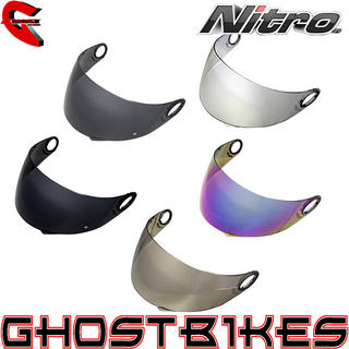 View Item Nitro Aikido Hellrazor Tinted Helmet Visor