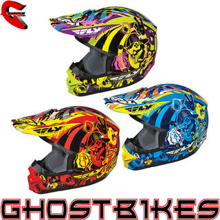 Fly Racing Youth Kinetic Graphiti Motocross Helmet