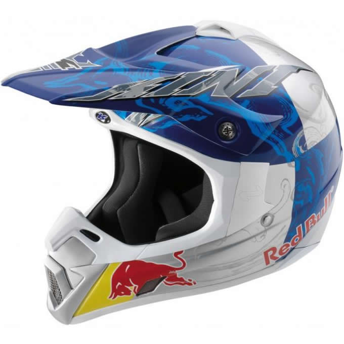 KINI RED BULL COMPETITION ENDURO MX MOTOCROSS HELMET - Picture 2 of 2