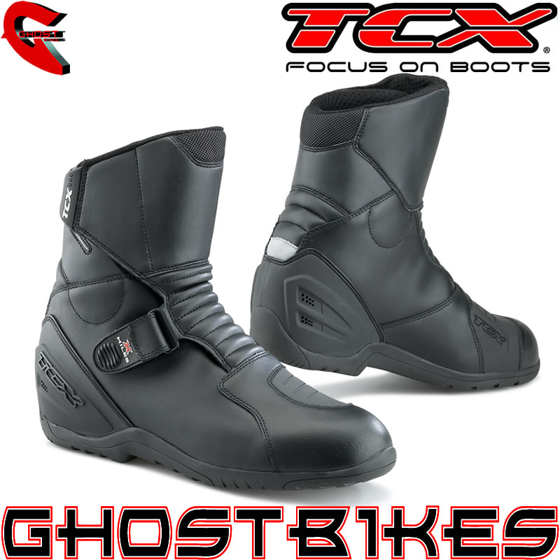 TCX X-MILES SHORT ANKLE WATERPROOF MOTORBIKE WINTER TOURING MOTORCYCLE BOOTS