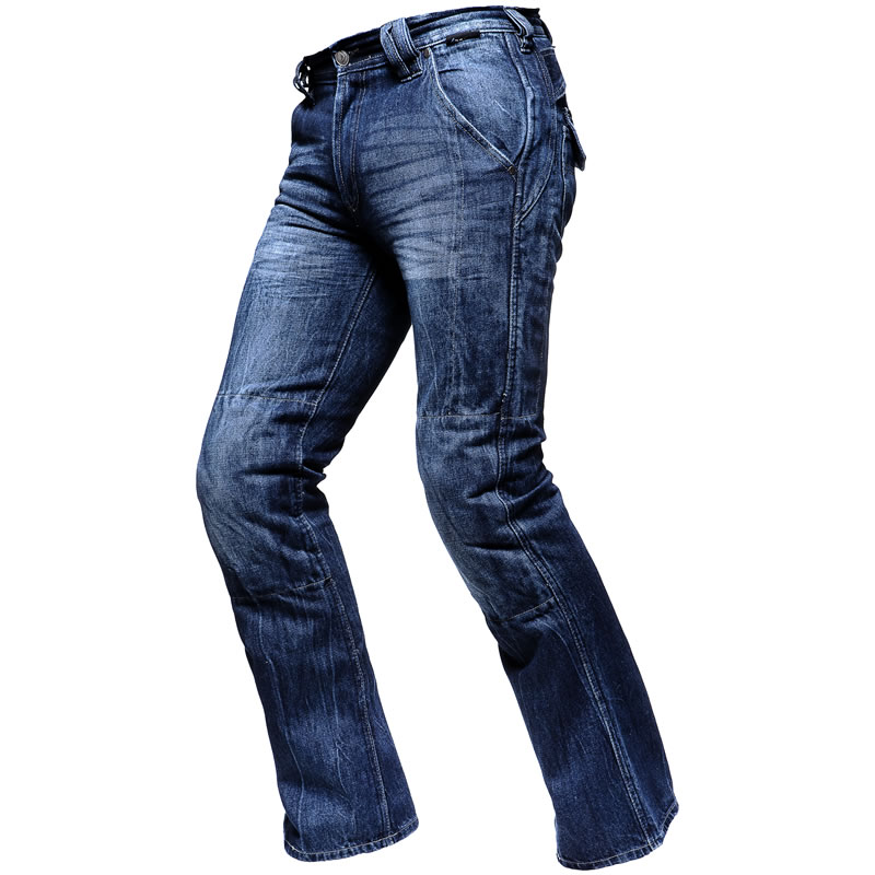 ROUTE ONE DNM004 MANHATTAN MENS ARMOURED KNEE KEVLAR DENIM MOTORCYCLE 