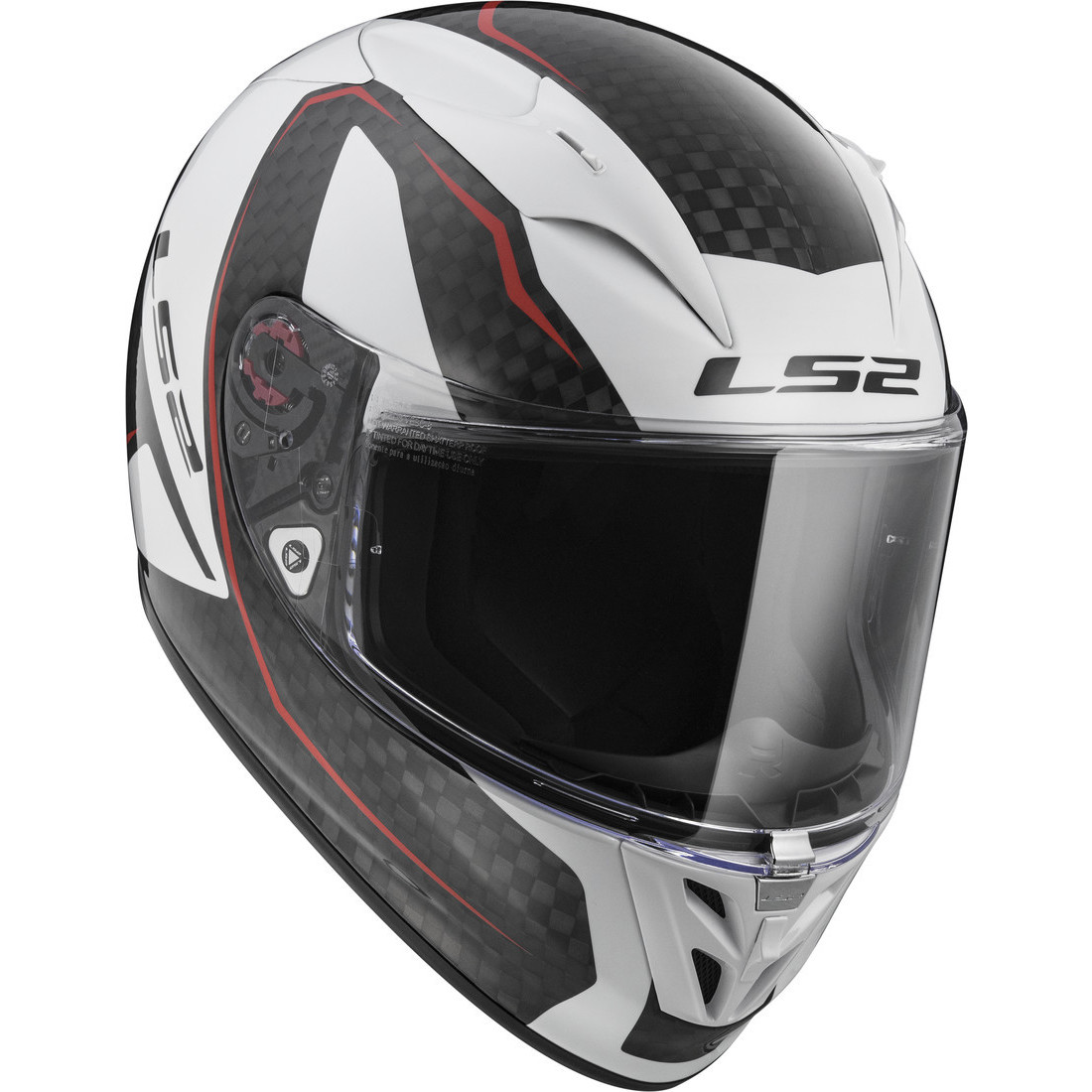 Ls Ff Arrow C Evo Fury Carbon White Motorbike Helmet Racing Full